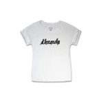 Koszulka z logo, biała (damska)