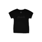 Koszulka z logo, czarna (damska)
