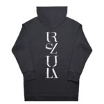 BLUZA CZARNA DŁUGA Z KAPTUREM