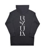 BLUZA CZARNA DŁUGA Z KAPTUREM